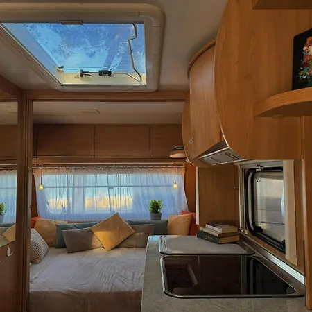 Caravan Near The Sea Camping