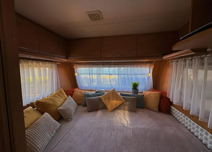 Caravan Near The Sea Camping